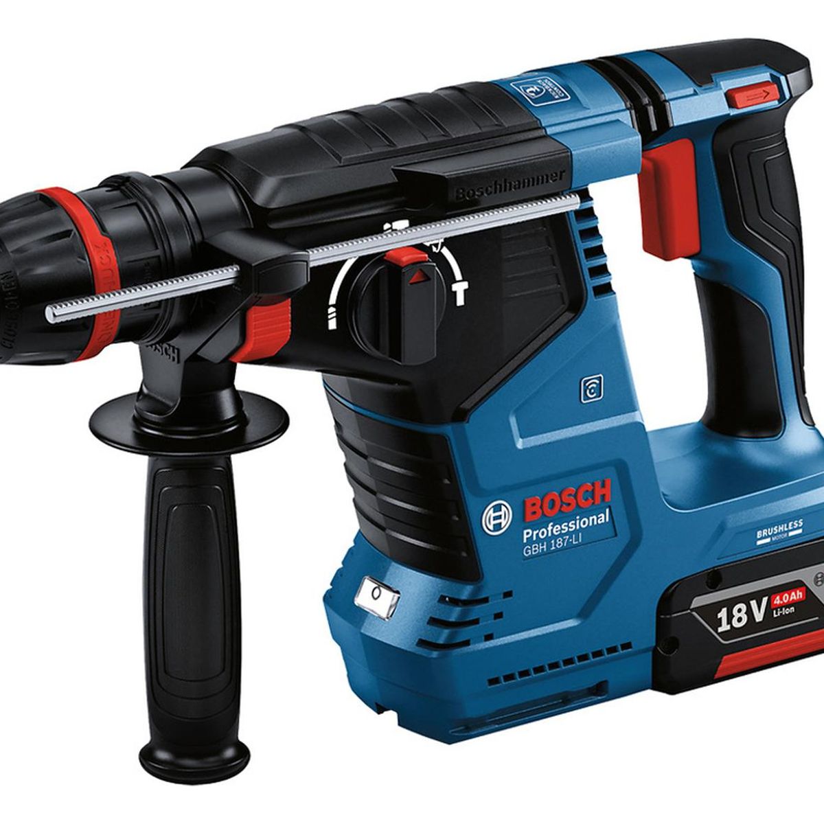 BOSCH - Rotomartillo SDS Plus/Cilind 18V Brushless 2 Bat Bosch GBH 187-LI