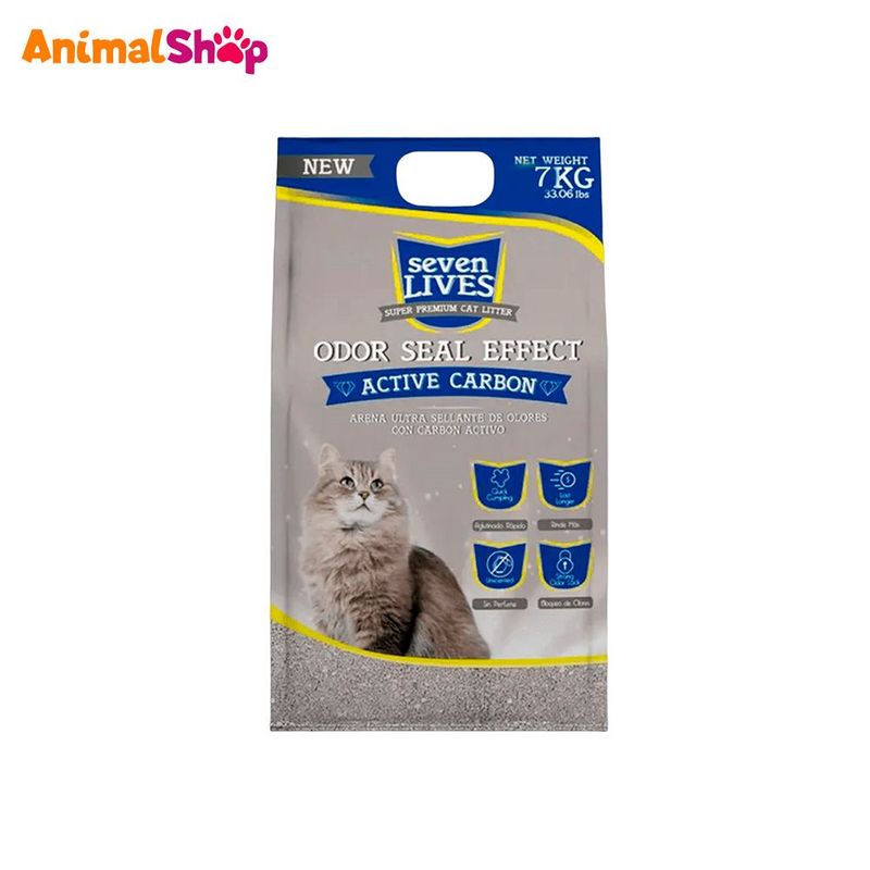 GENERICO - Arena De Gato Con Bentonina Y Carbon Activado 7Kg
