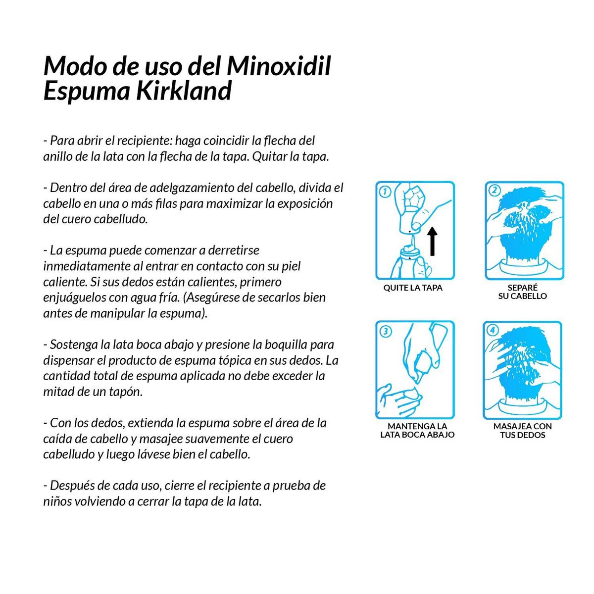 KIRKLAND - 3 Minoxidil Espuma Kirkland