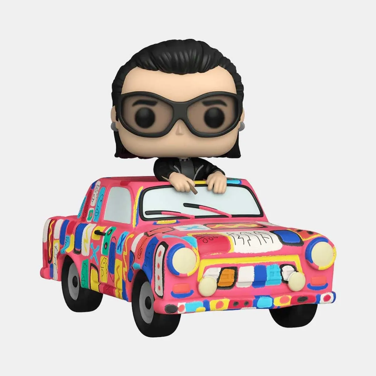 FUNKO - FUNKO POP RIDES U2 ZOOTV - B O N O WITH ACHTUNG BABY CAR