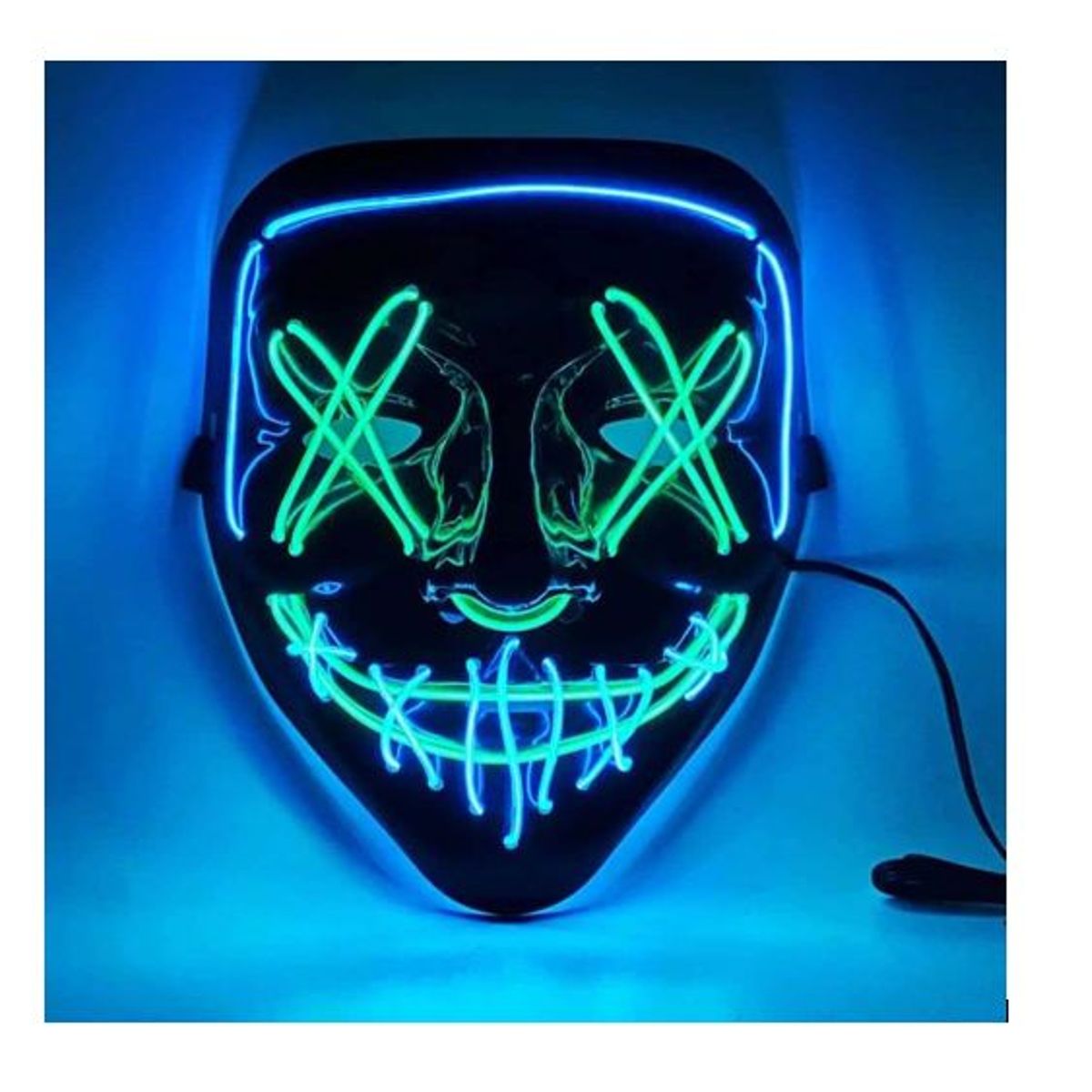 GENERICO - Mascara De La Purga Con Led Halloween Fiesta - HalloweenFest