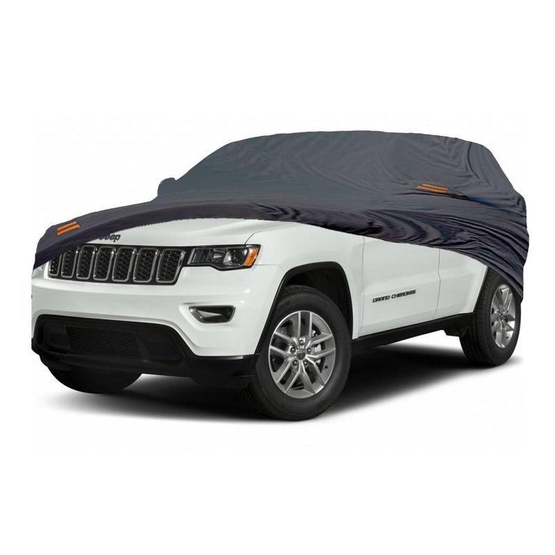 TECGO - PROTECTOR FORRO COBERTOR TIPO JEEP GRAND CHEROKE LAREDO GRIS