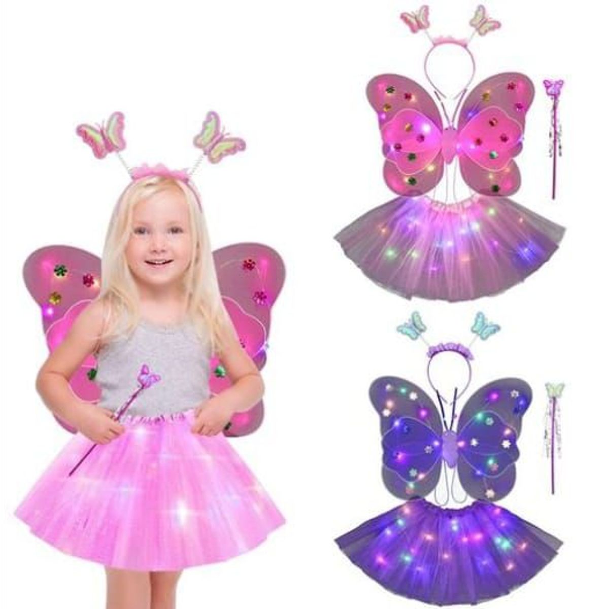 GENERICO - Alitas mariposa luminosa vinchavarita