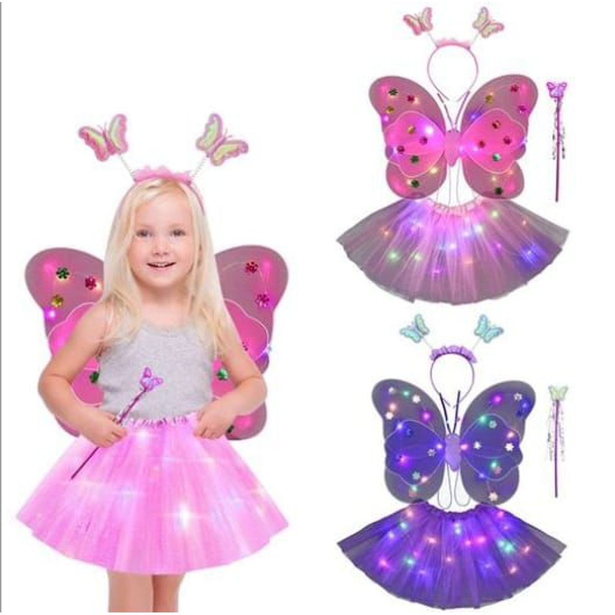 GENERICO - Alitas mariposa luminosa vinchavarita