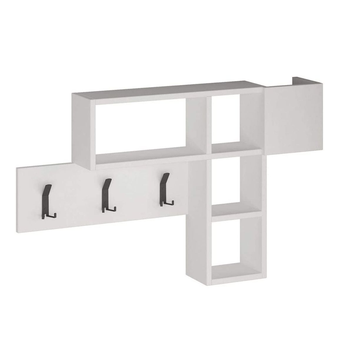 DIBA MUEBLES - Repisa Perchero Flotante Luz - DIBA Muebles