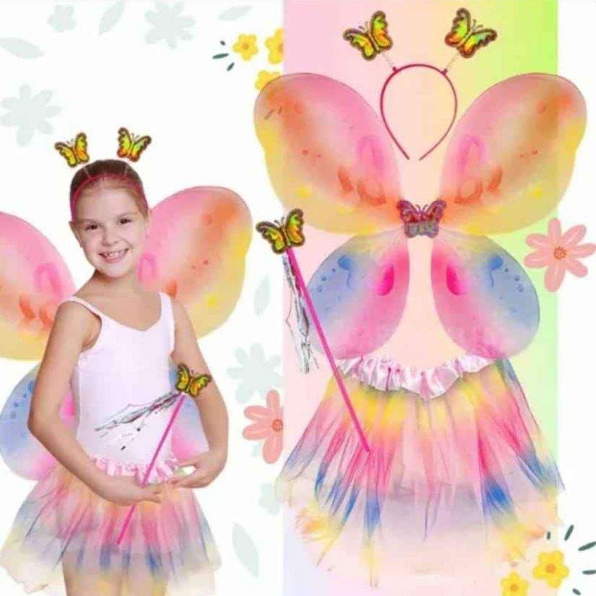 GENERICO - Alitas mariposa luminosa vinchavarita