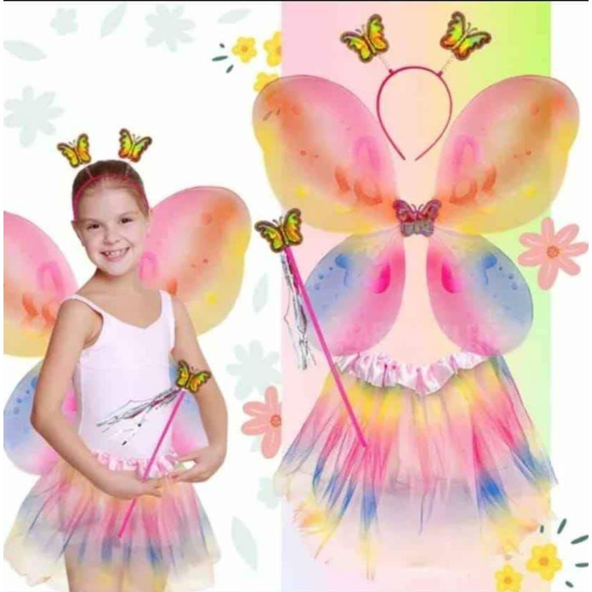 GENERICO - Alitas mariposa luminosa vinchavarita