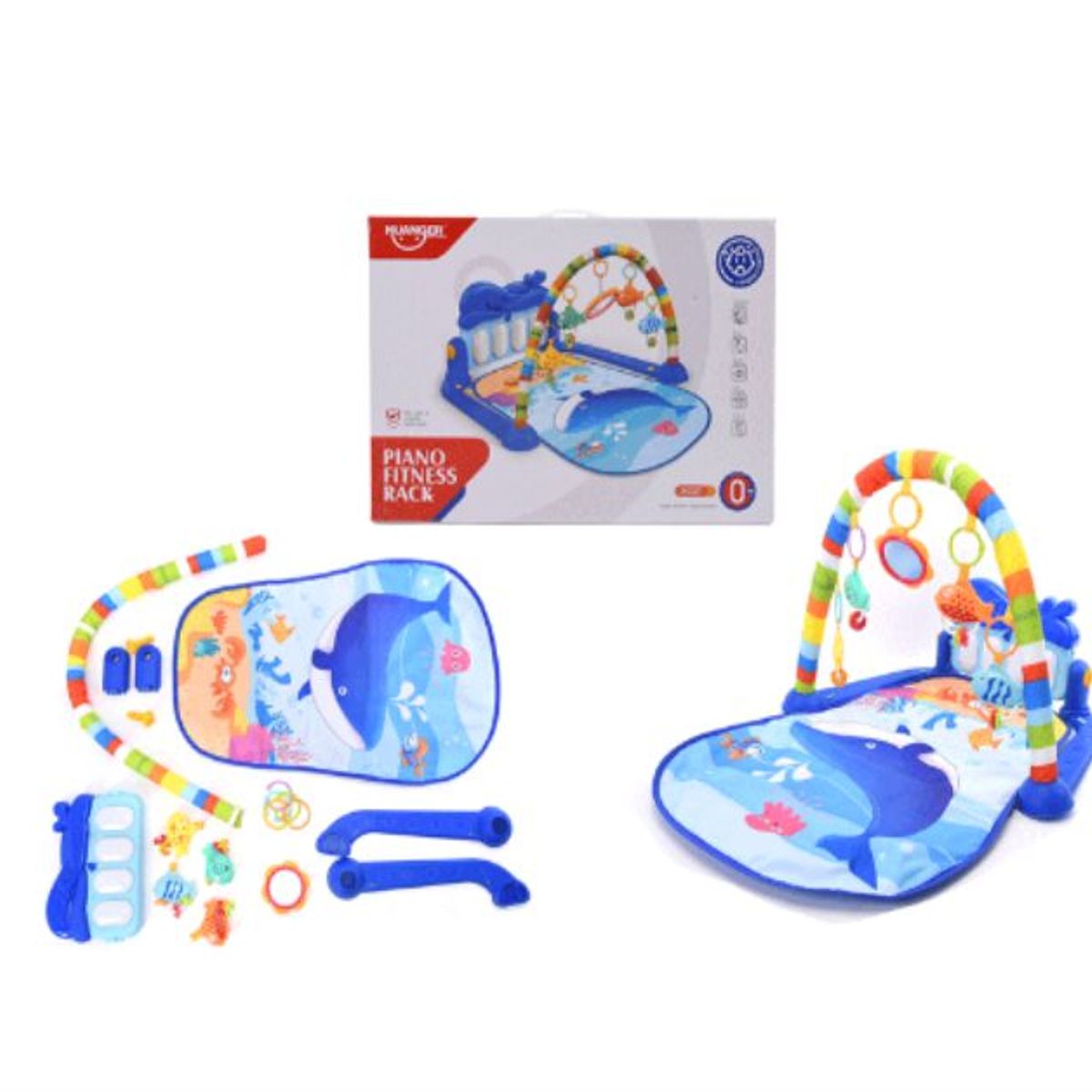 HUANGER - Gimnasio para Bebe con Piano Musical