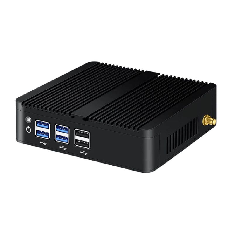 GENERICO - Mini PC Bebepc Fanless Compute Intel Core i7 512GB SSD 8GB Negro