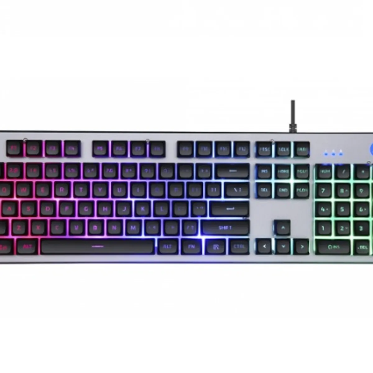 HP - Teclado GAMER HP de membrana K500F - Negro