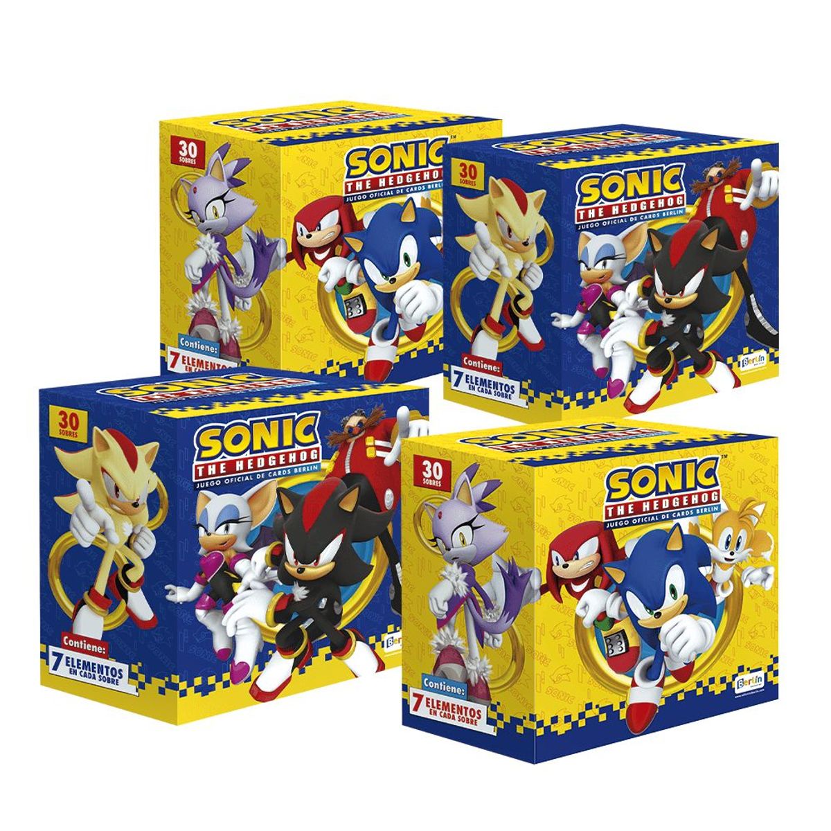 EDITORIAL BERLIN - Sonic Cards, 4 cajitas (120 sobres)