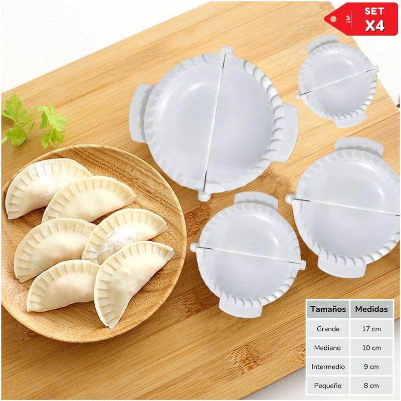 INSPIRA - Molde para Empanadas Set x 4