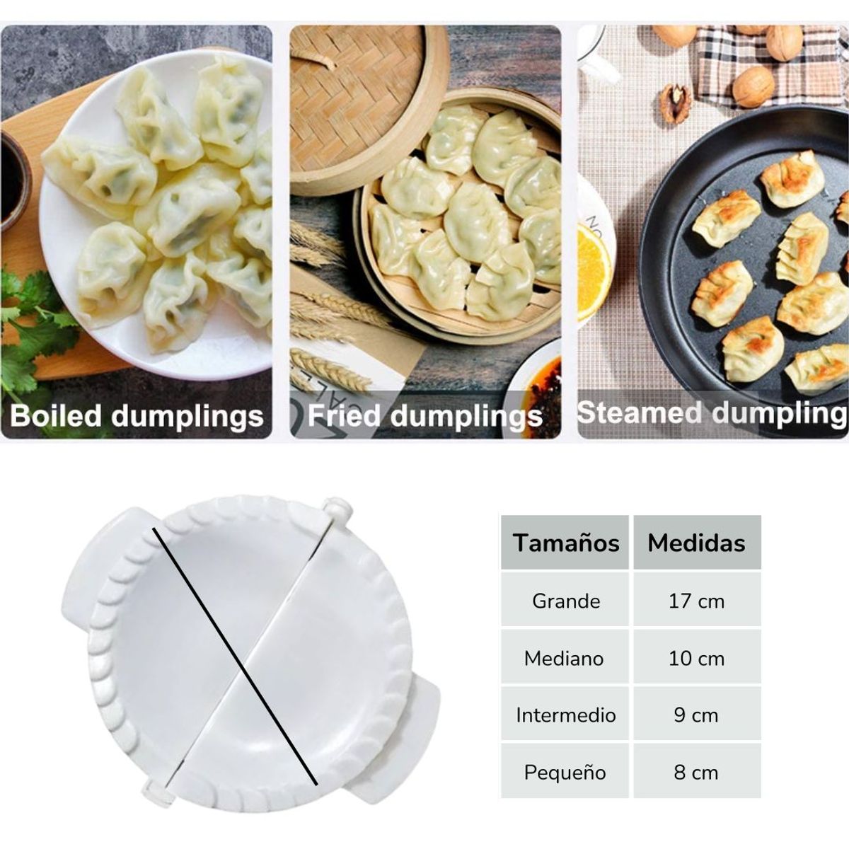 INSPIRA MARKET - Molde para Empanadas Set x 4
