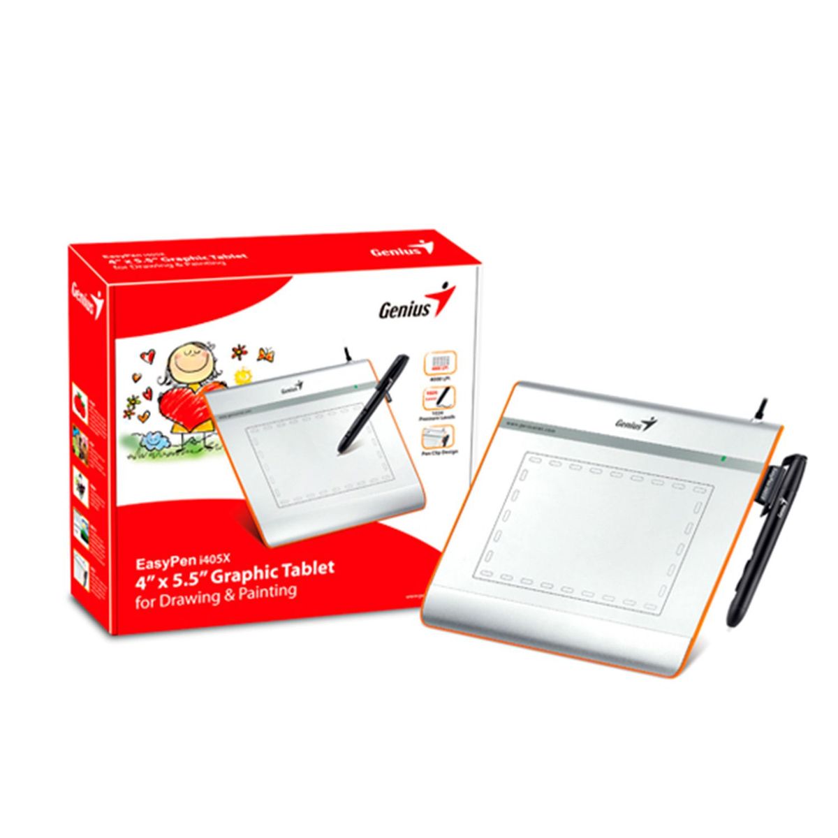 GENIUS - Tableta Grafica Digitalizadora Genius Easypen I405X- 2560 LPI