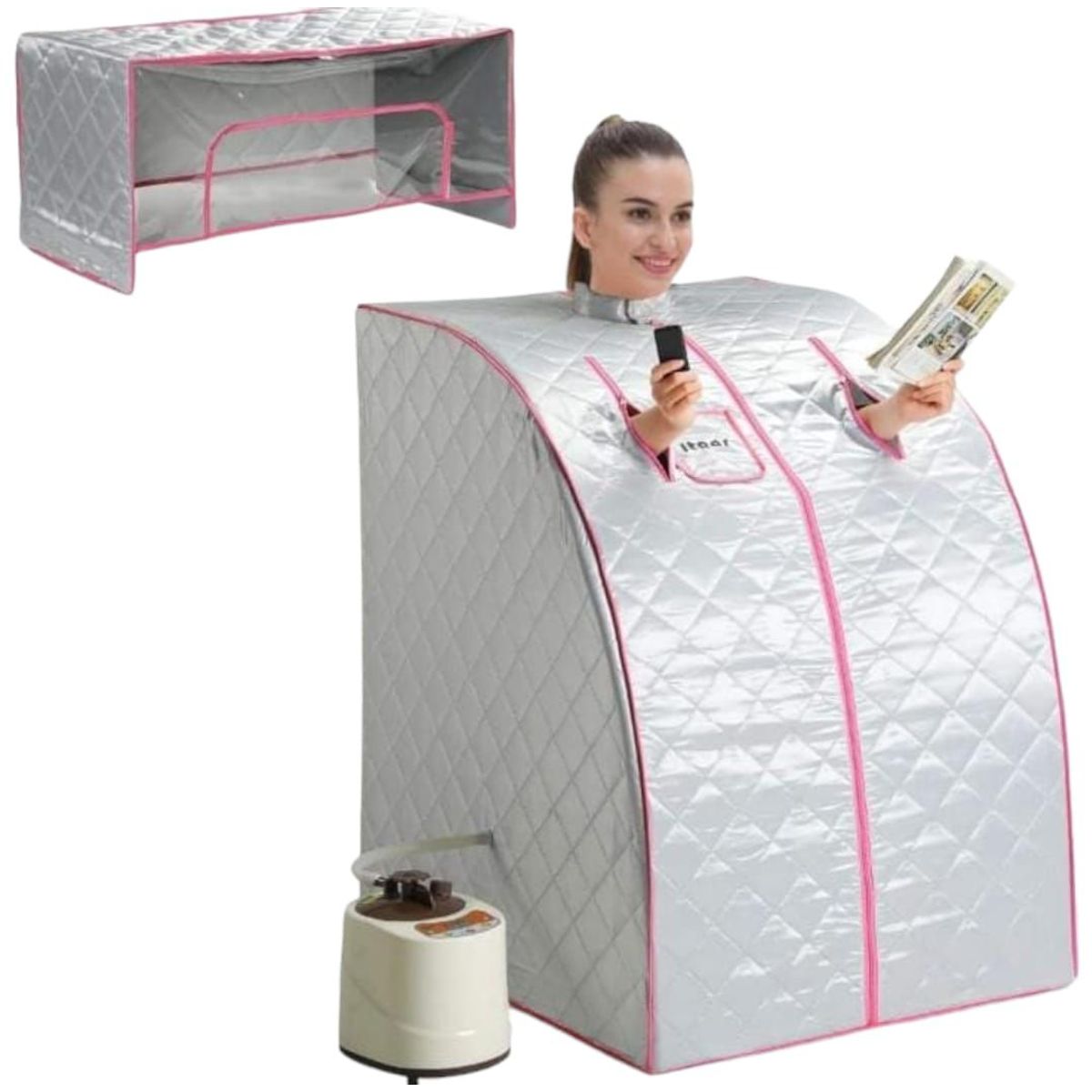 OEM - Sauna de Vapor Portátil Casera Terapéutica Personal para Relajación