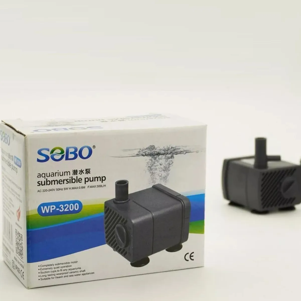 Bomba Sumergible 300lh Sobo Wp-3200 Para Pecera, marca GENERICO - Foto 2