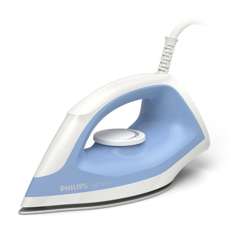 PHILIPS - Plancha en seco dry iron azul 1200w philips dst052020