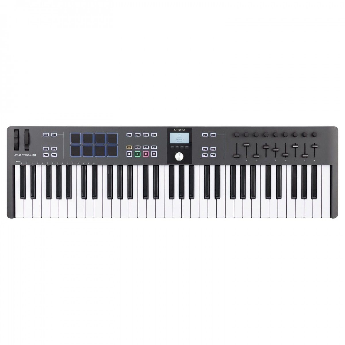ARTURIA - ARTURIA KEYLAB ESSENTIAL 61 MK3 (NEGRO) CONTROLADOR MIDI