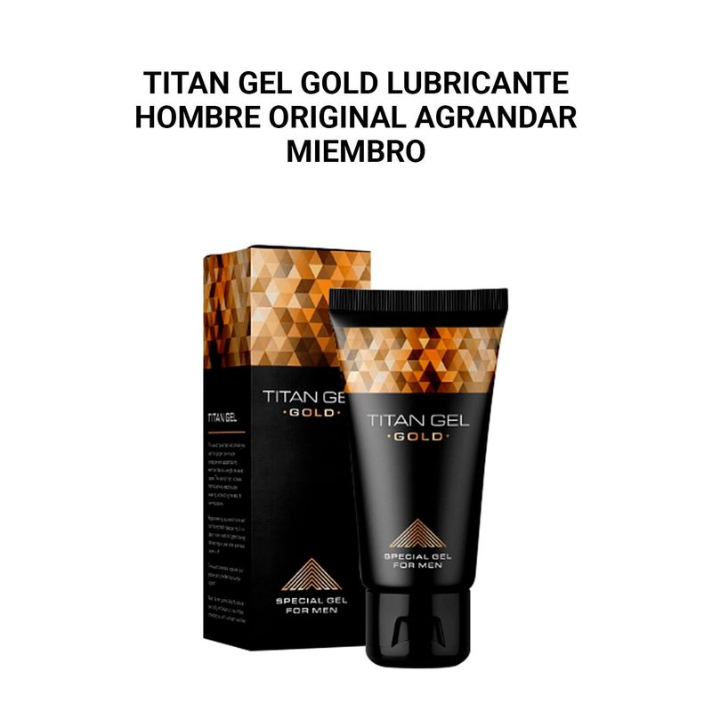 GENERICO - TITAN GEL GOLD Lubricante Hombre Original_123