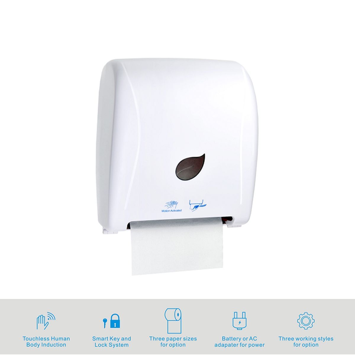 EXORIAM - Dispensador de papel Toalla con sensor automatico