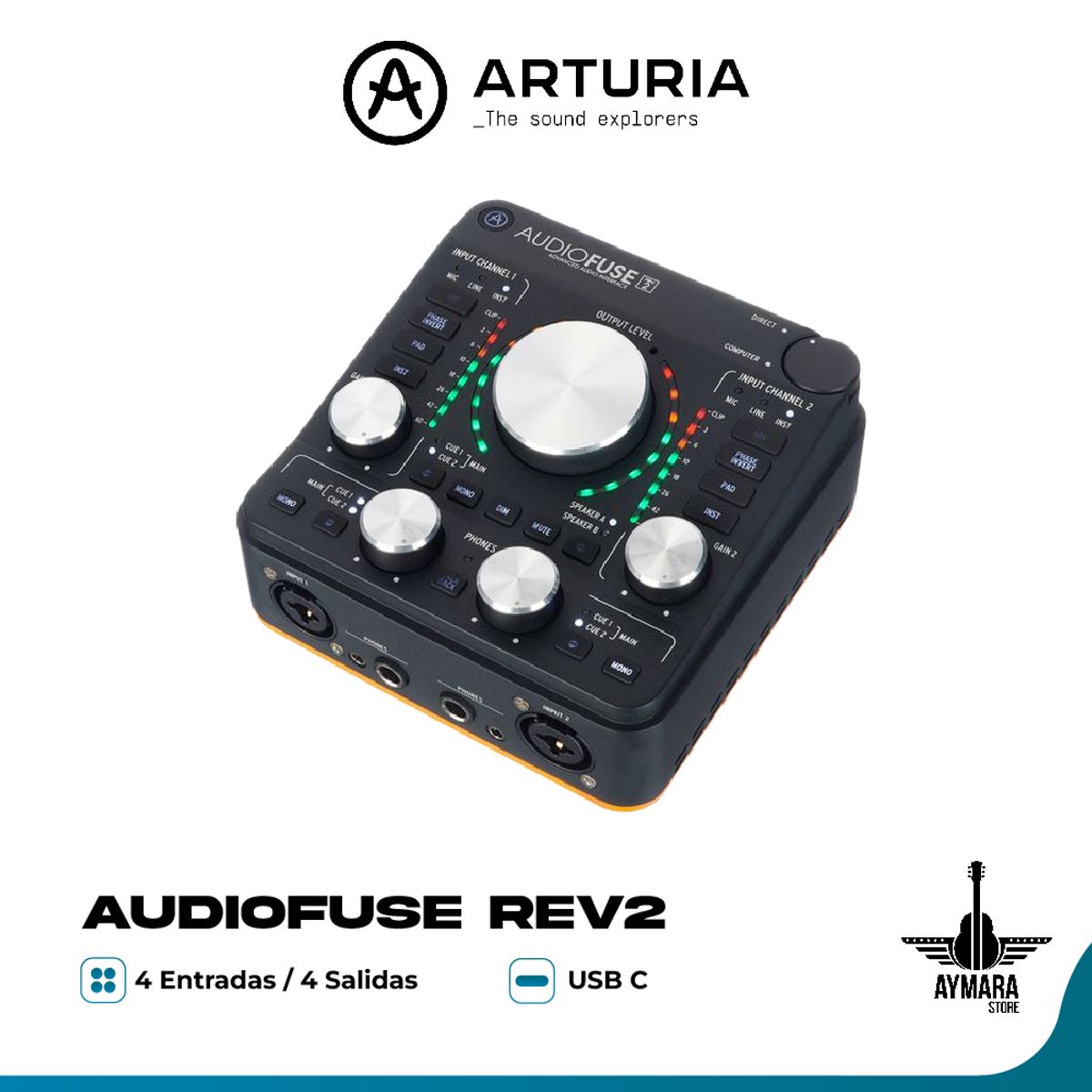 ARTURIA - ARTURIA AUDIOFUSE REV2 INTERFAZ