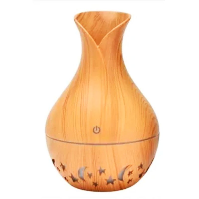 GENERICO - Aromatizador Humidificador Con Luces Led RGB de 130ml Natural
