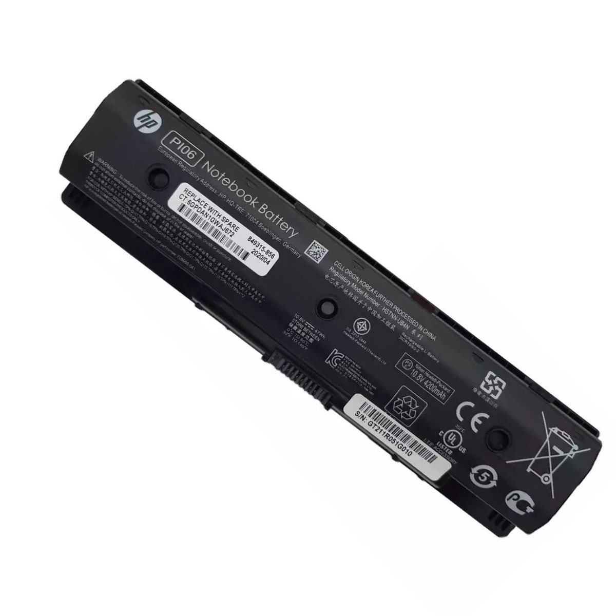 HP - BATERIA PARA HP HSTNN-LB4N PI06 48Wh 10.8V 6 CELDAS ENVY 14 EXT