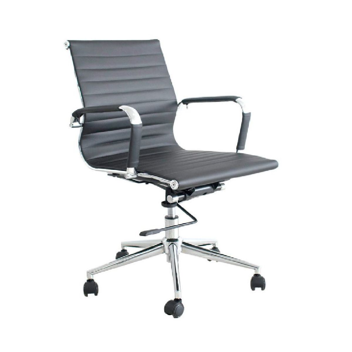 MOBELART - Silla de Oficina Gerente Boss PU Negro möbelArt