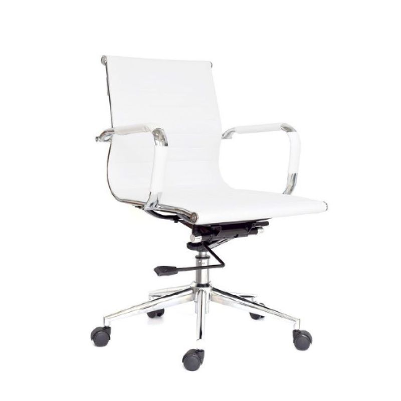 MOBELART - Silla de Oficina Gerente Boss RT Blanco möbelArt