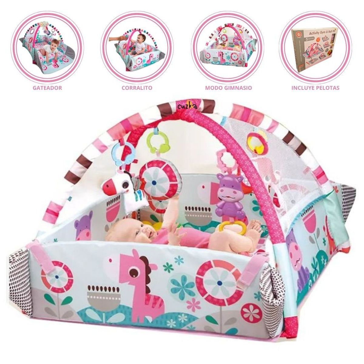 CUZKA - Gimnasio Centro de Entretenimiento para Bebés «GYMCO» Girl