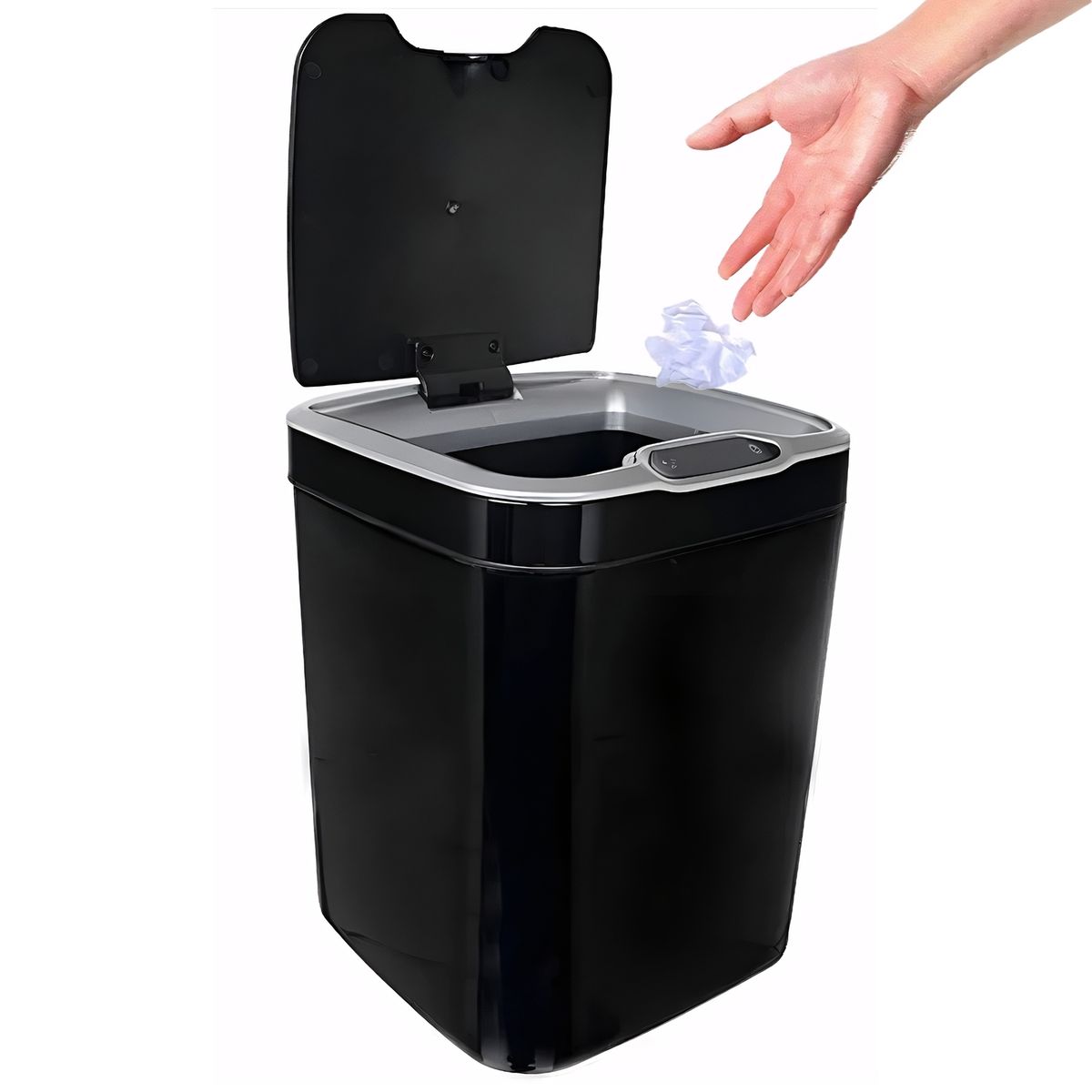 KOTIINI - Basurero sensor ABS Kotiini 15L negro