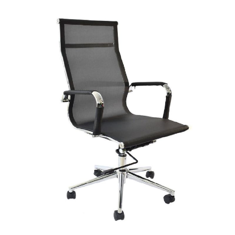 MOBELART - Silla de Oficina Presidente Apolo Negro möbelArt