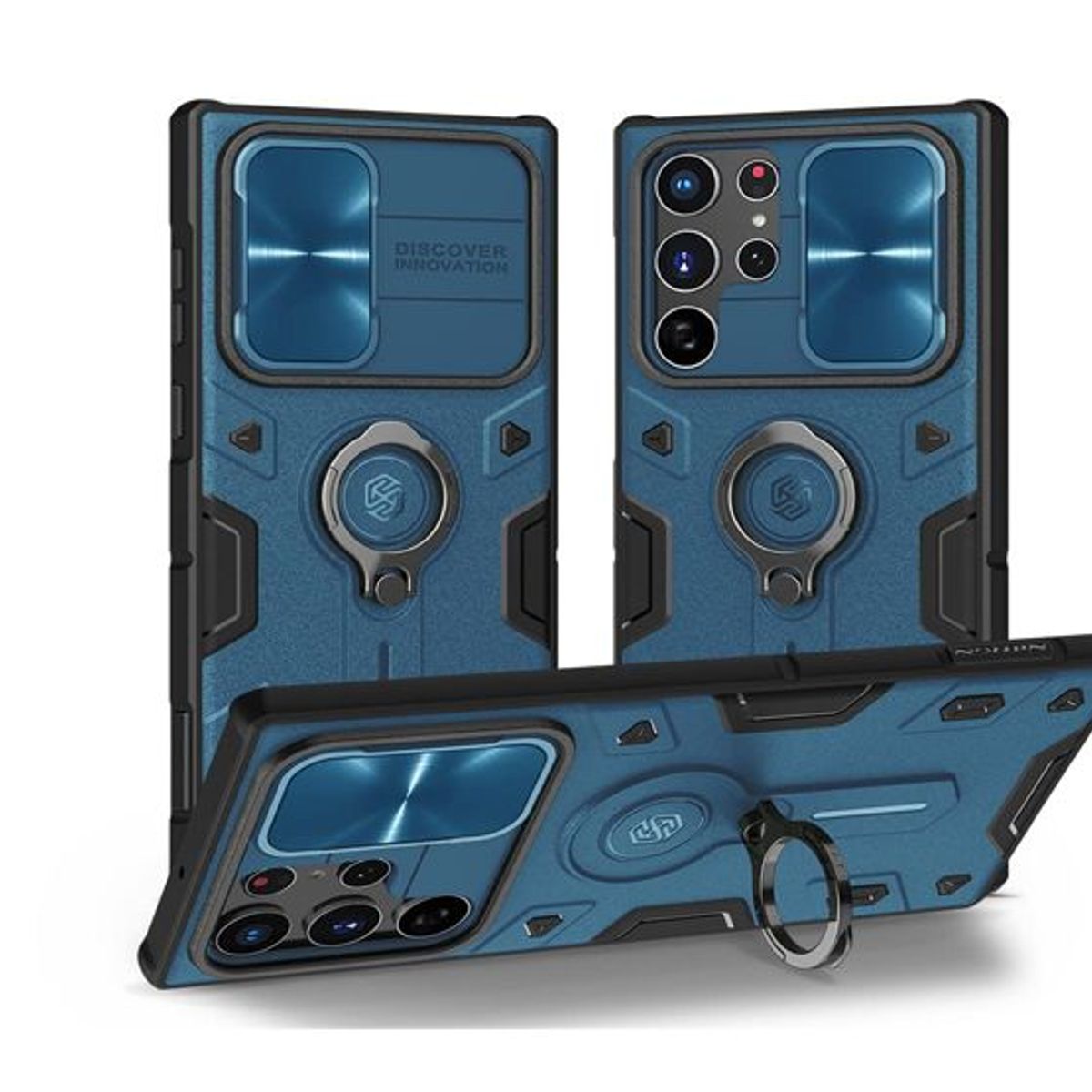 NILLKIN - Nillkin camshield armor samsung galaxy s22 ultra azul