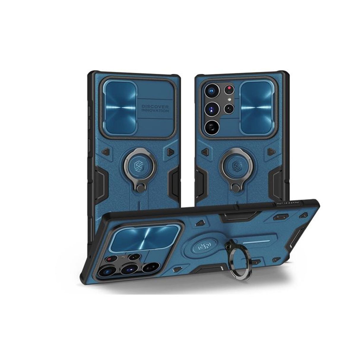 NILLKIN - Nillkin camshield armor samsung galaxy s22 ultra azul