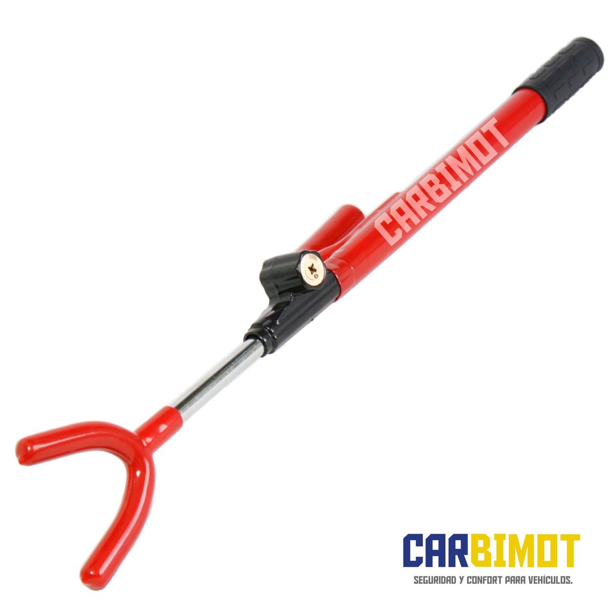 GENERICO - SEGURO BLOQUEO TRABA TIMON ANTIRROBO DE VEHICULOS