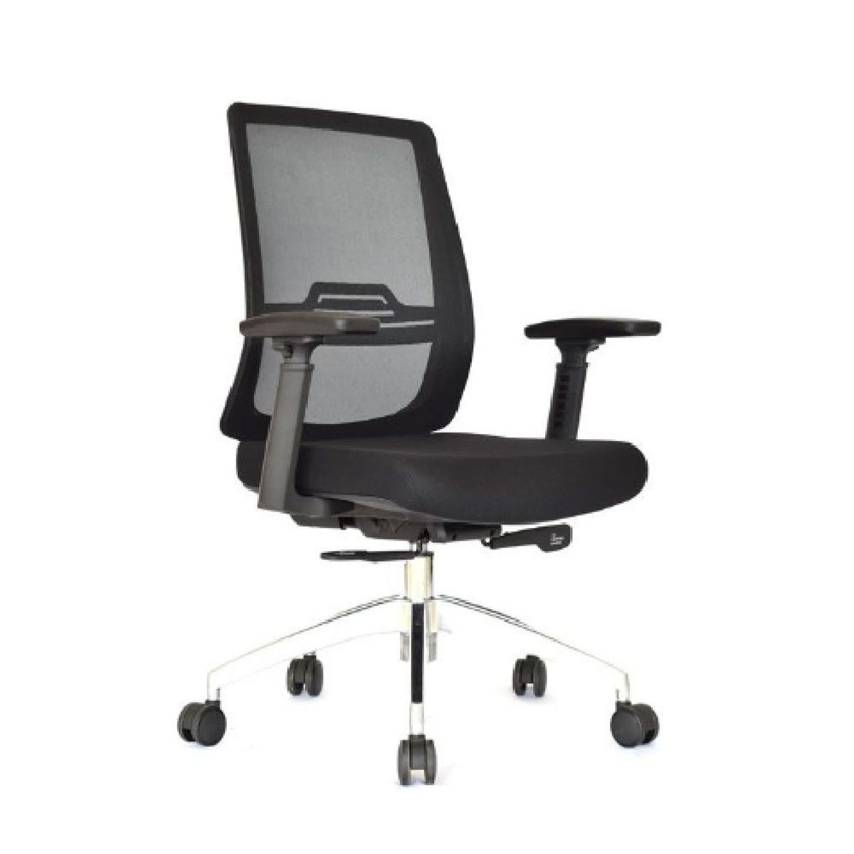 MOBELART - Silla de Oficina Gerente Think BA Negro Ergonómica möbelArt