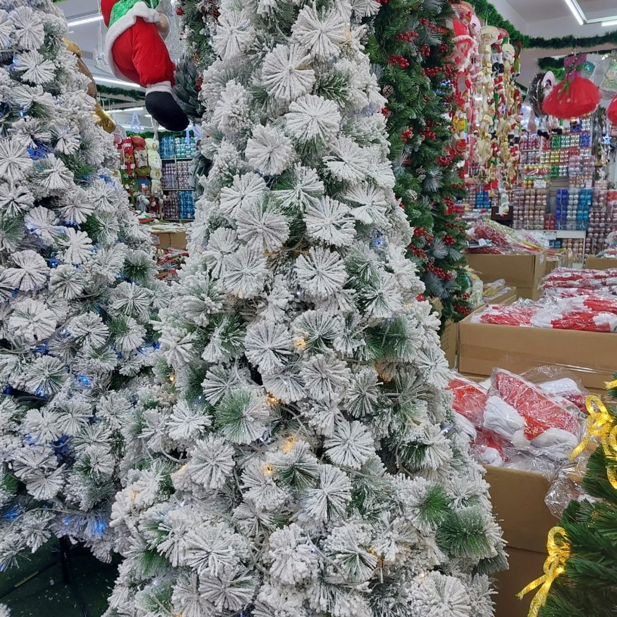 GENERICO - Árbol de Navidad 180 cm verde nevado