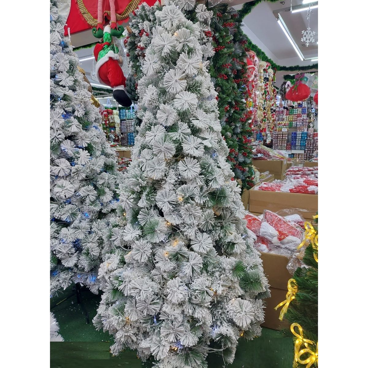 GENERICO - Árbol de Navidad 180 cm verde nevado
