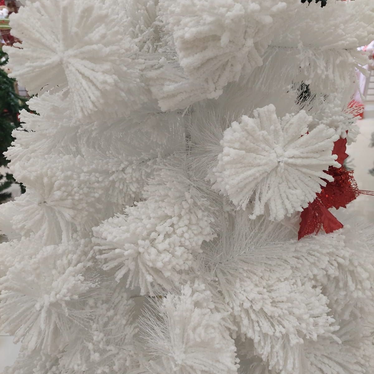 GENERICO - Árbol de Navidad 2.1 m. blanco nevado