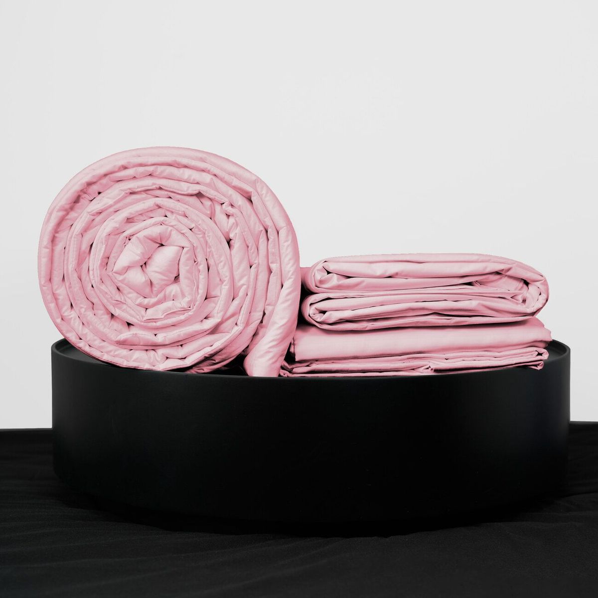 COBITEX HOME - Sábanas + Plumón Hipoalergénico + Funda Plumón King Rosado 100 Algodón