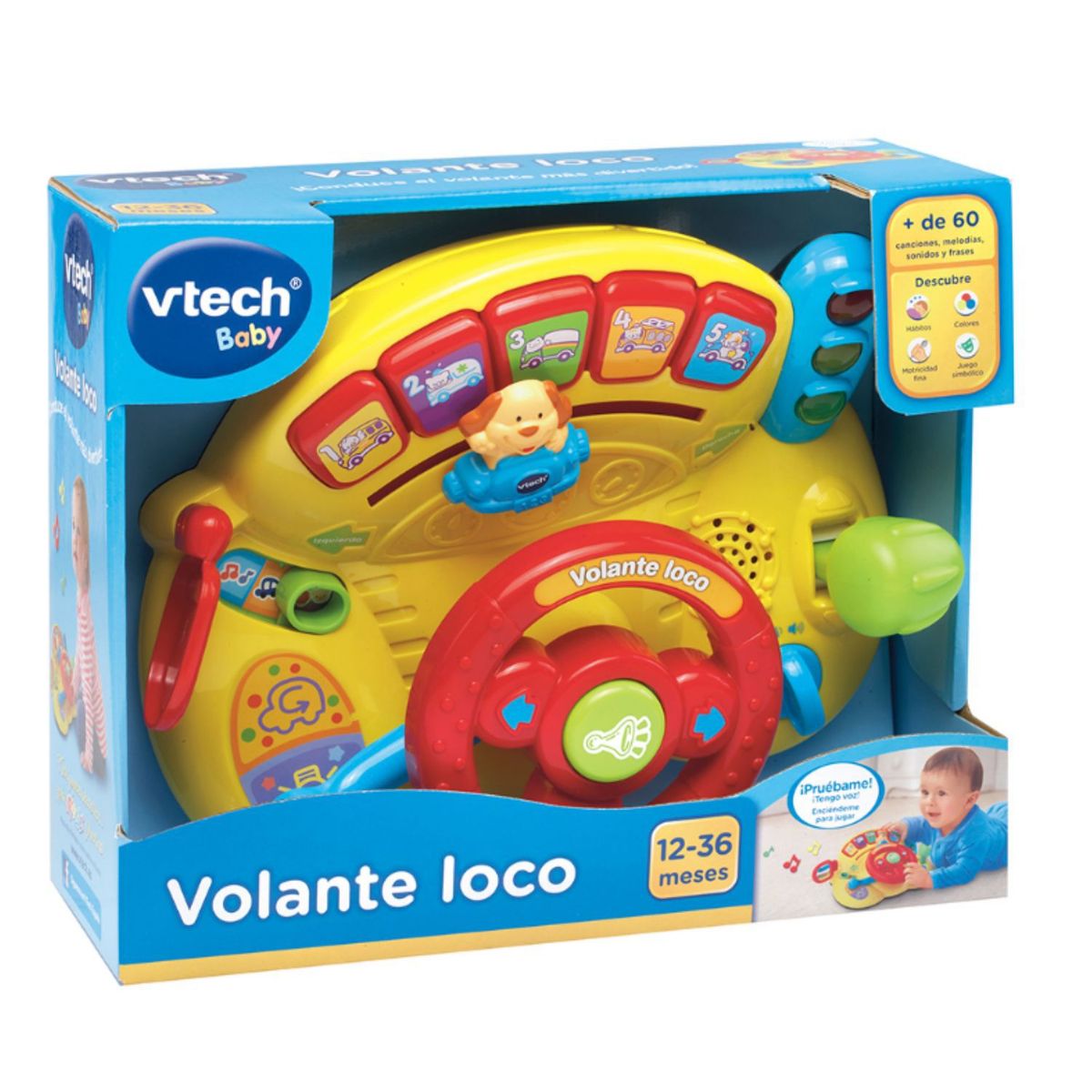 VTECH - Volante Loco Aprendizaje Canciones y Melodías