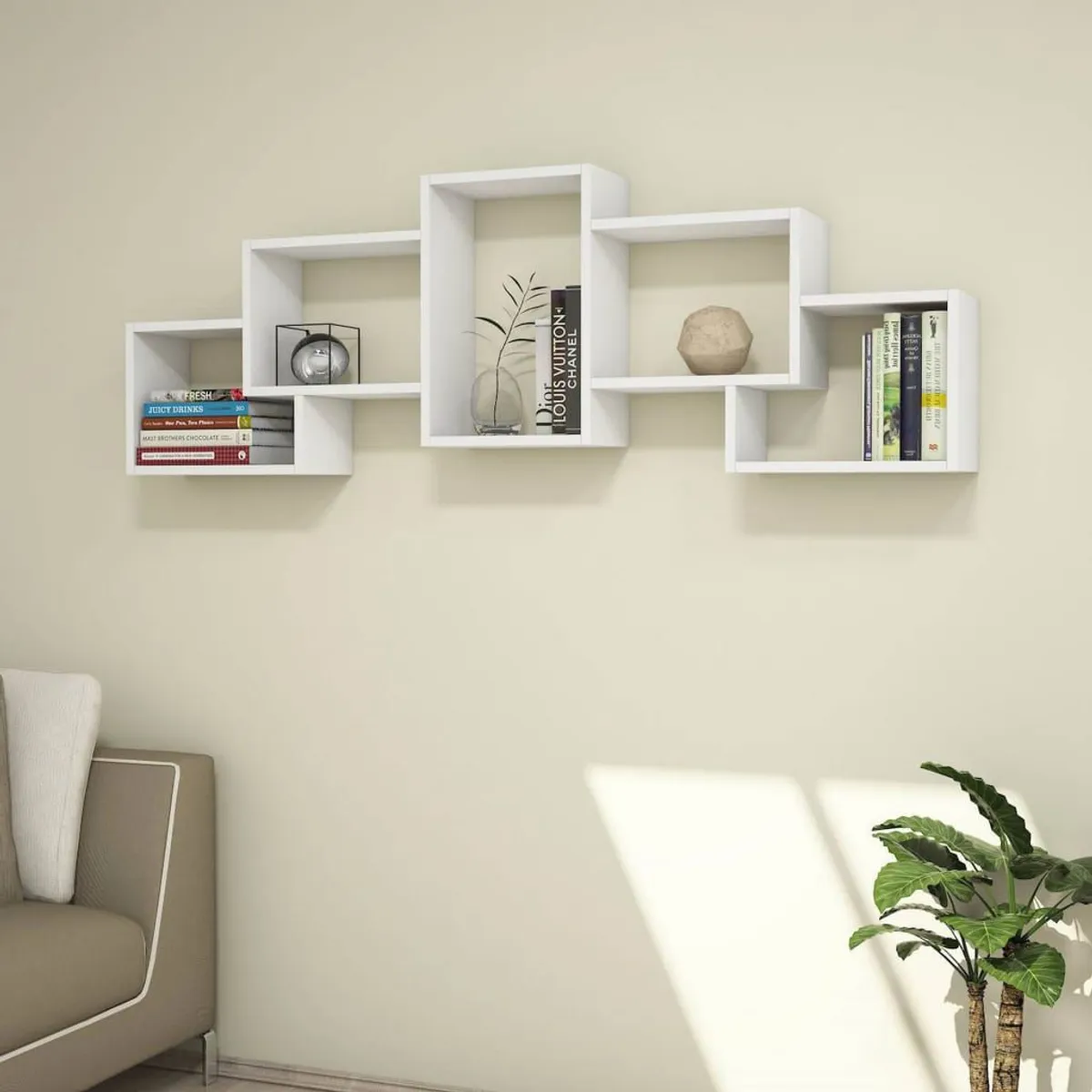 DIBA MUEBLES - Repisa Decorativa Adelia Blanco - DIBA Muebles