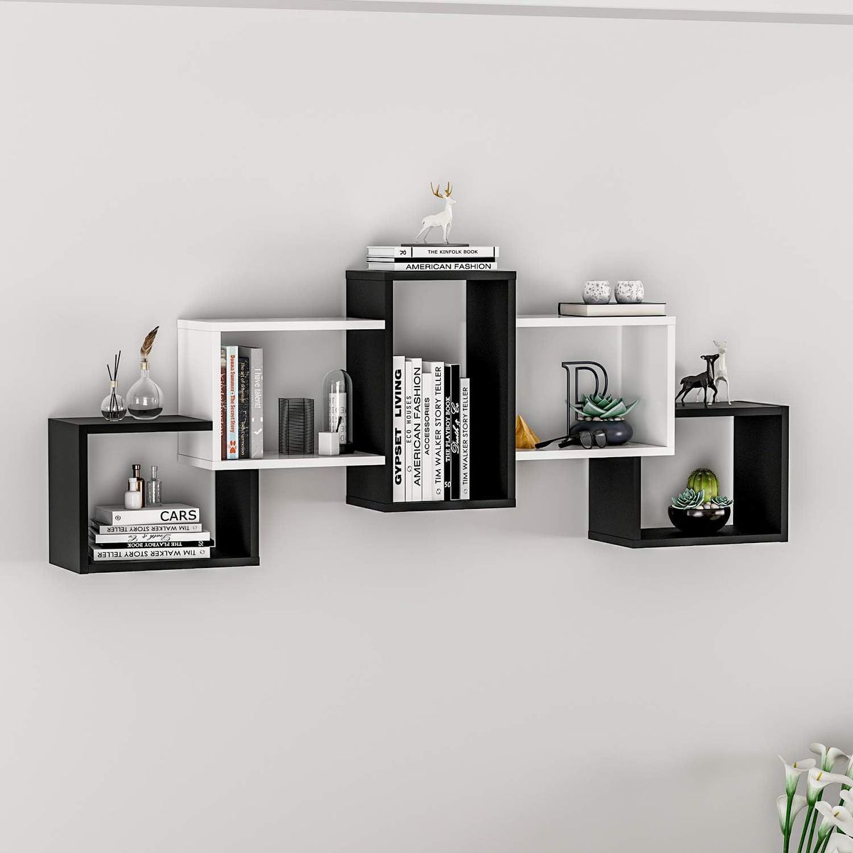 DIBA MUEBLES - Repisa Decorativa Adelia Negro - DIBA Muebles