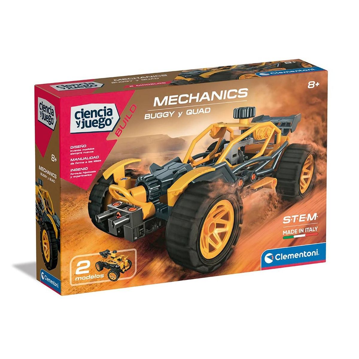 CLEMENTONI - Clementoni Ciencia y Juego Build - Buggy y Quad