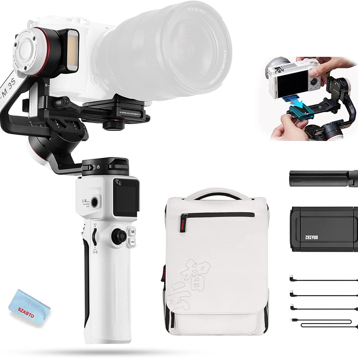 ZHIYUN - Zhiyun Crane M3S Combo Estabilizador para Cámaras y Smartphones