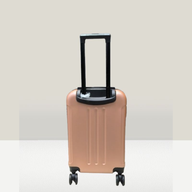 GENERICO - Maleta de Cabina con Clave Carry on 10kg - Oro Rosa