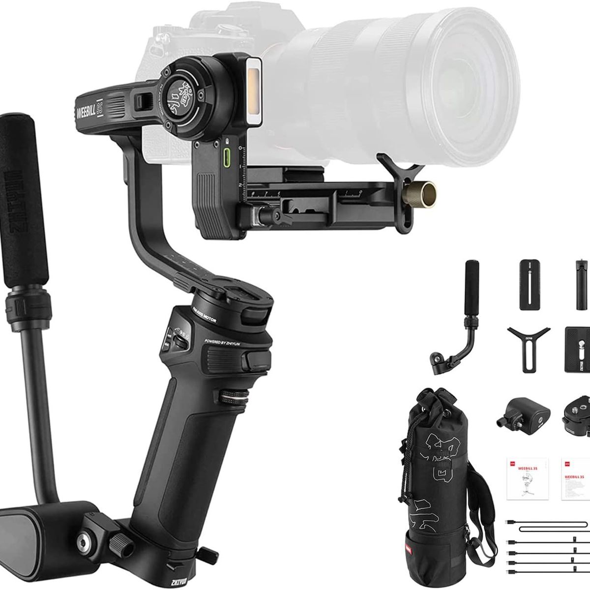 ZHIYUN - Estabilizador Zhiyun Weebill 3S Combo para Cámaras