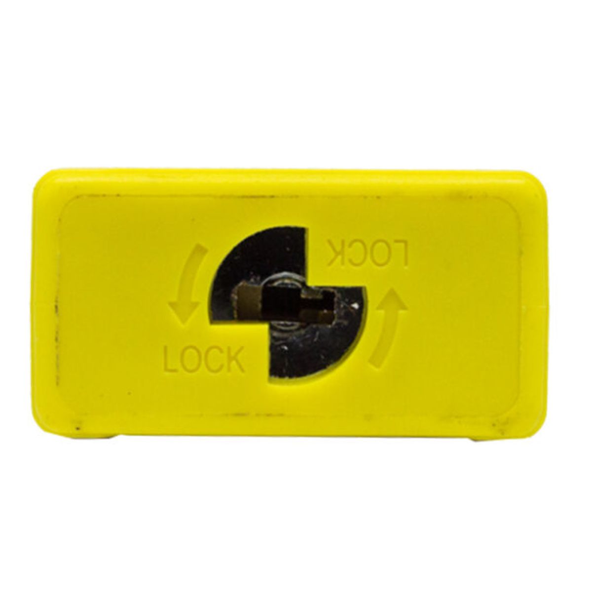 LOTO MASTER - CANDADO NO AISLADO COLOR AMARILLO 3 pulgadas