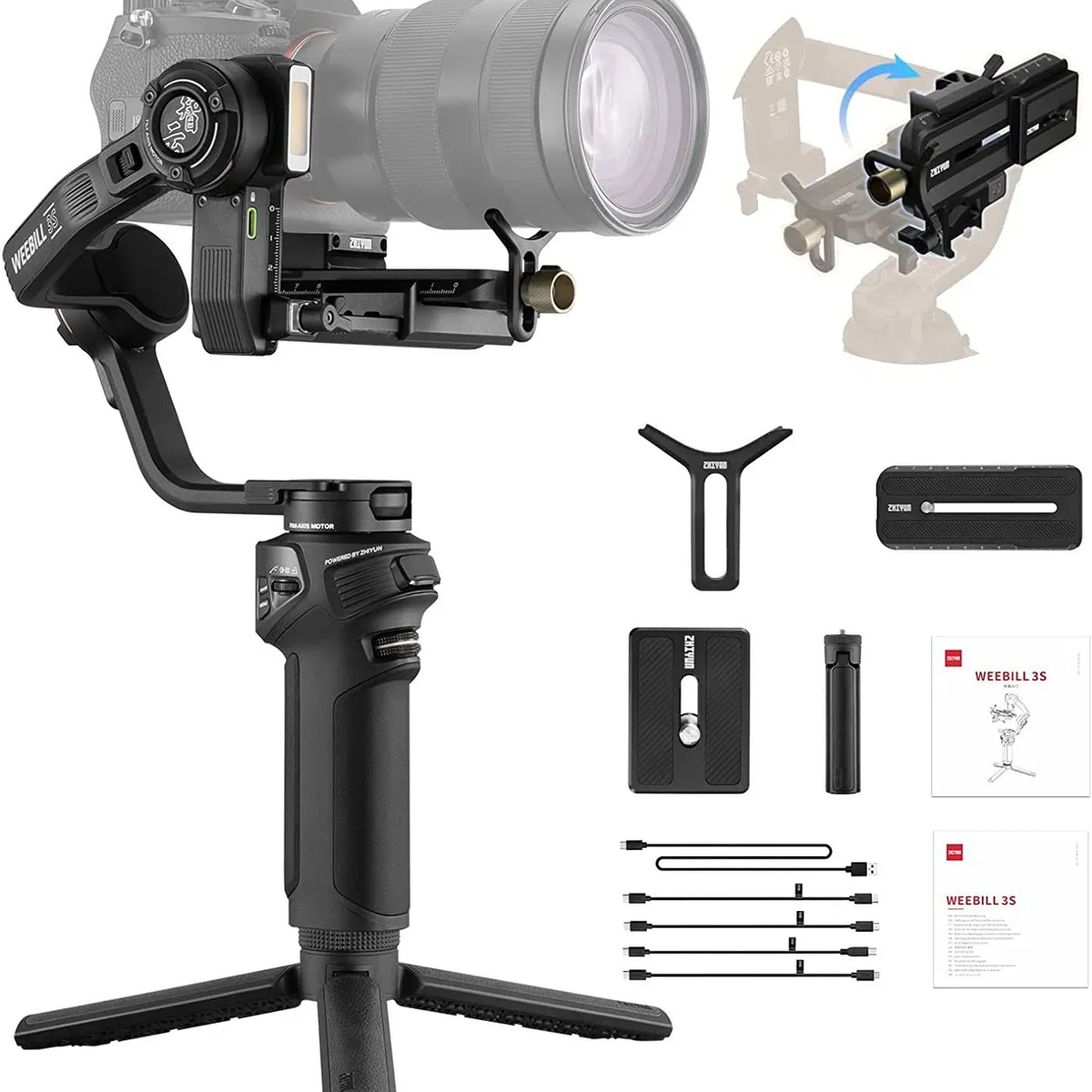 ZHIYUN - Estabilizador Zhiyun Weebill 3S para Cámaras