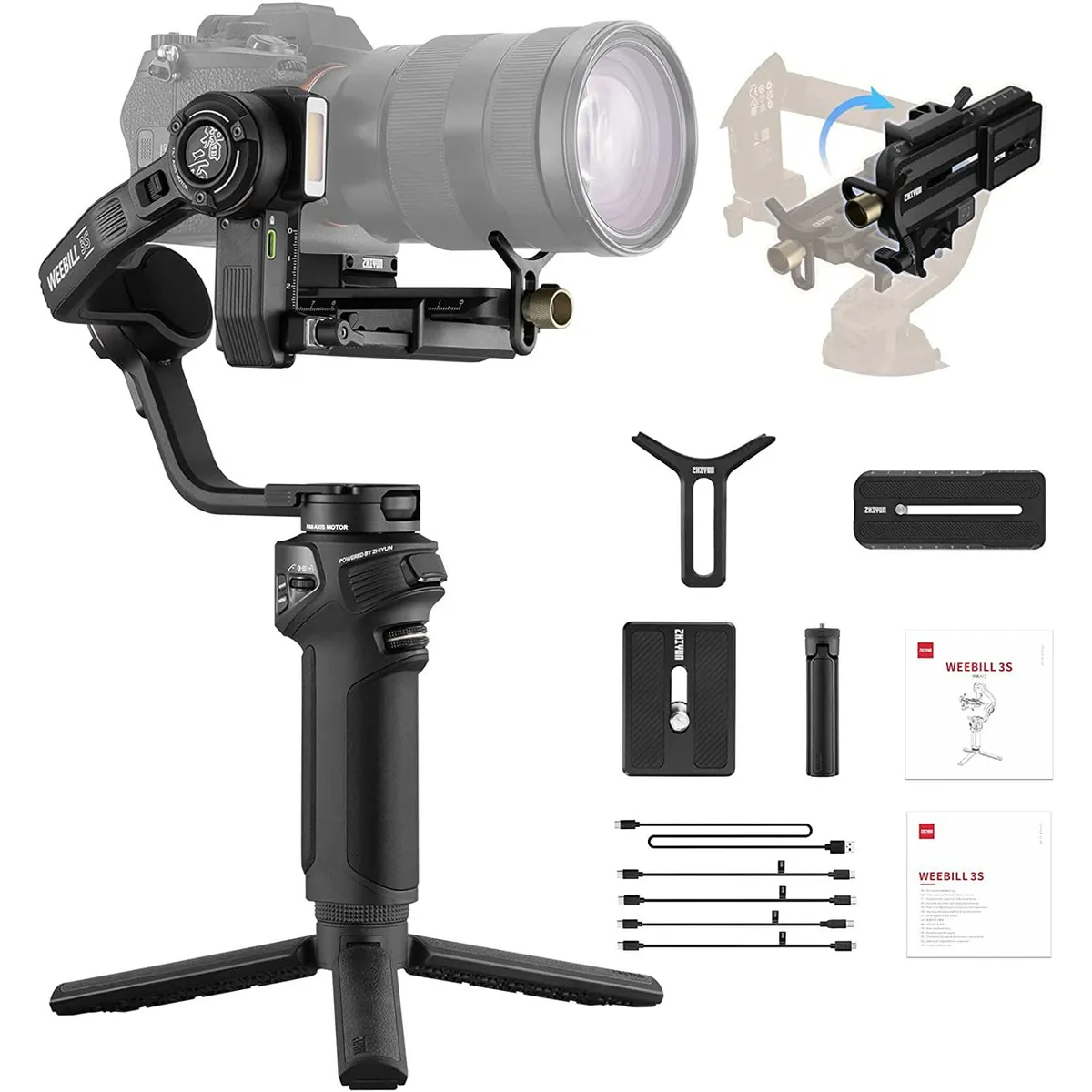 ZHIYUN - Estabilizador Zhiyun Weebill 3S para Cámaras